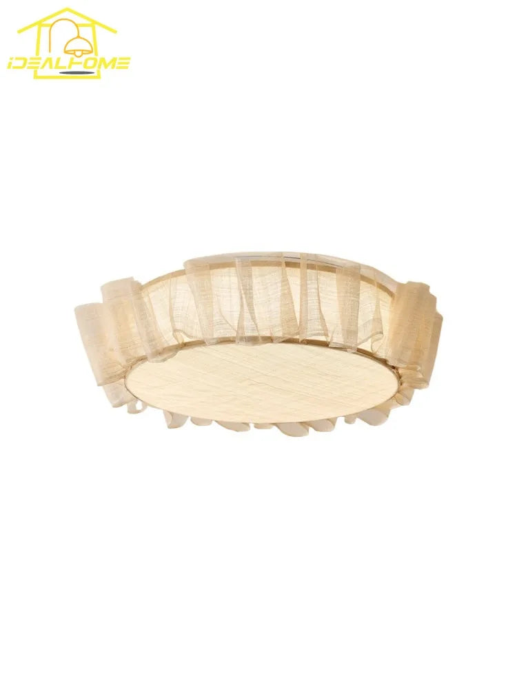 DecorBites™ Cream Wind LED Ceiling Light- Modern French Design for Home Decor
