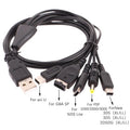 5-in-1 USB Game Charger Cable for 3DS, PSP, Wii U | Fast Charging Cord