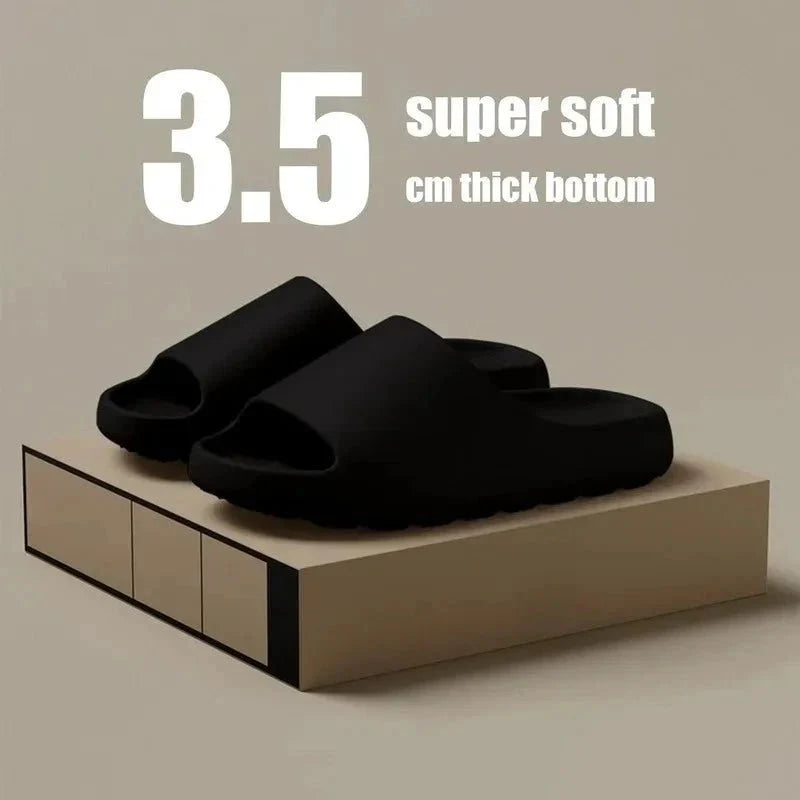 Coconut Slippers Cloud Thick-soled Sandals Summer Fashion Soft Bottom Beach Men Slippers Women's Sandals  EVA Slides