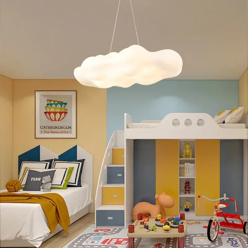 DecorBites™ Cloud LED Ceiling Chandelier - Nordic Minimalist White Design