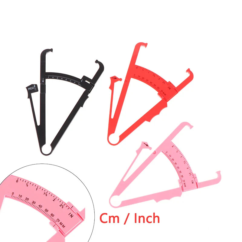 Body Fat Caliper for Home Use | Skinfold Thickness Tester for Fitness Tracking