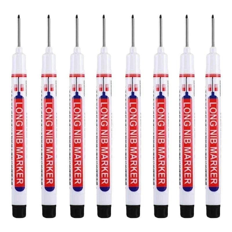 20mm Deep Hole Long Nib Markers Set | Multi-Purpose Perforating Pen for Metal, Wood, and Glass
