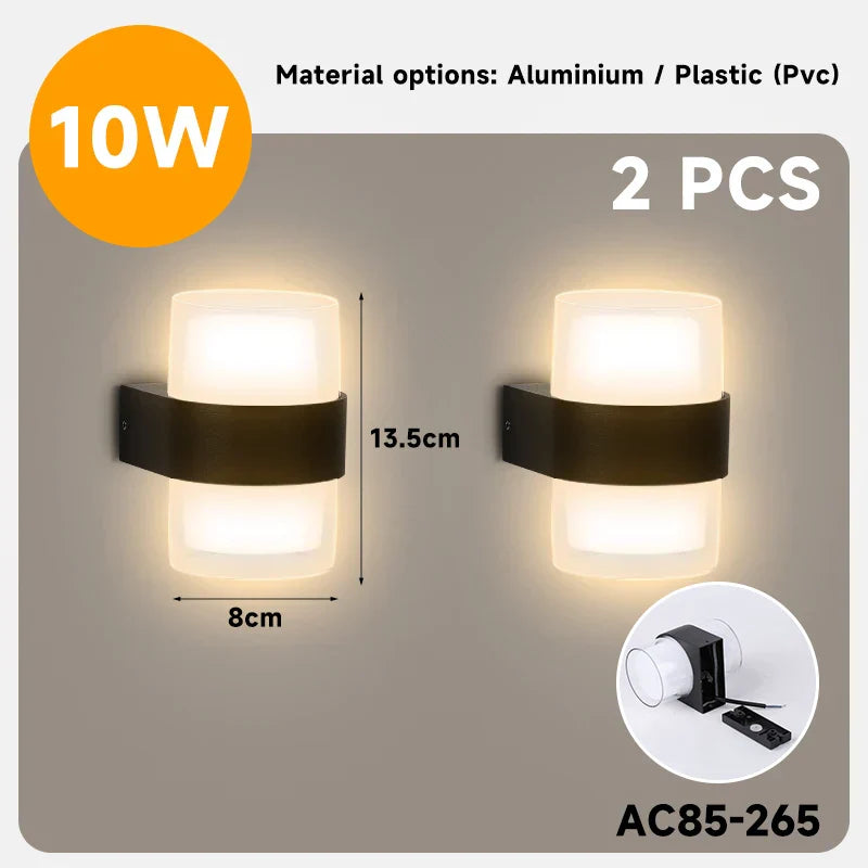 DecorBites™ Acrylic LED Wall Light for Home Decoration Luxury Mood Light