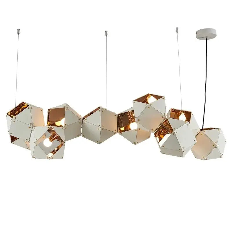 DecorBites™ Cube LED Pendant Light: Art Deco Hanging Lamp for All-Match Style
