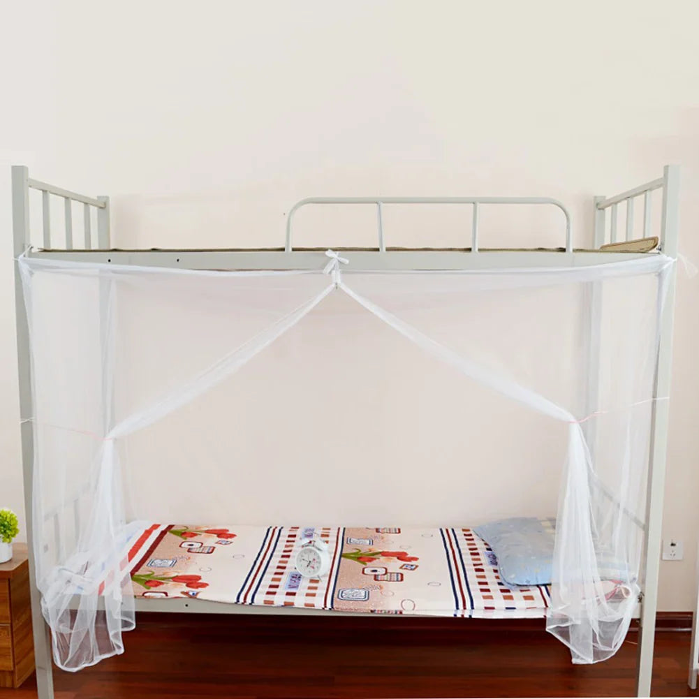 Queen Size Mosquito Net for Bed | 4 Corner Post Canopy Netting