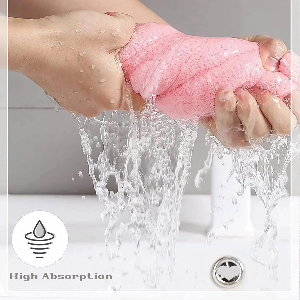 Microfiber Hair Drying Towel Cap – Quick-Dry Super Absorbent Wrap