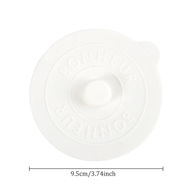 Universal Silicone Cup Cover with Handle | Sealing Lid for Coffee and Milk Cups