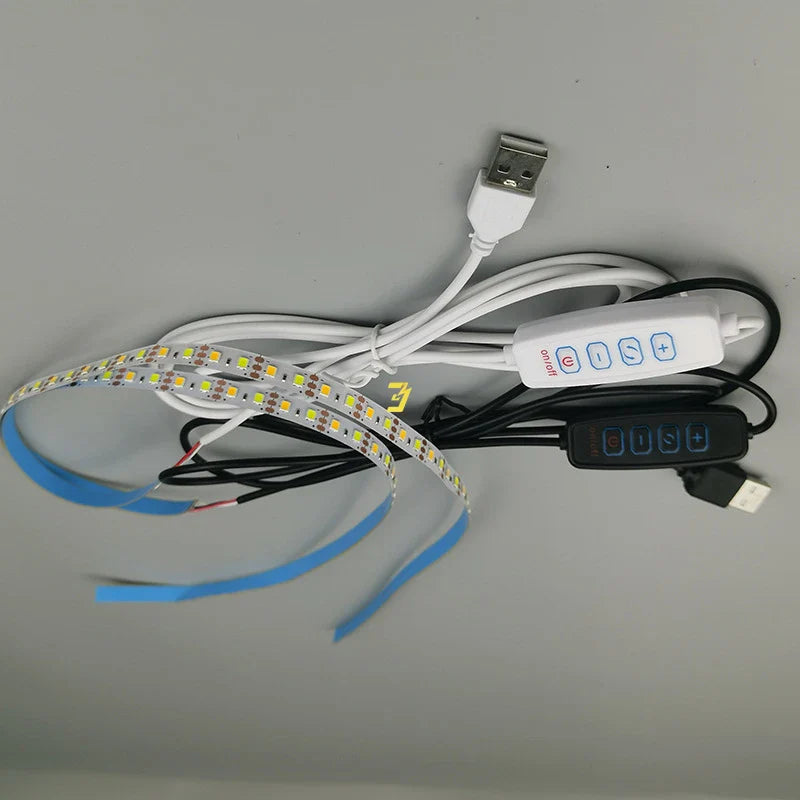 5V USB Light Painting Strip | Two-Color Temperature LED with Stepless Dimming