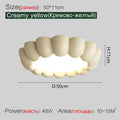 DecorBites™ Cream Wind Bedroom Ceiling Lights - Full Spectrum Internet Celebrity Design