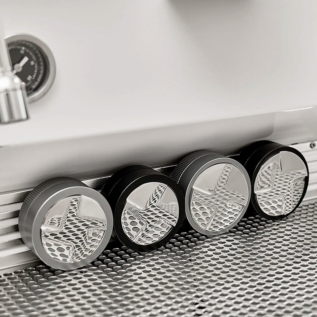 DecorBites™ Espresso Tamper: Automatic Gravity Powder Tamping Tool for Barista, Coffee Maker