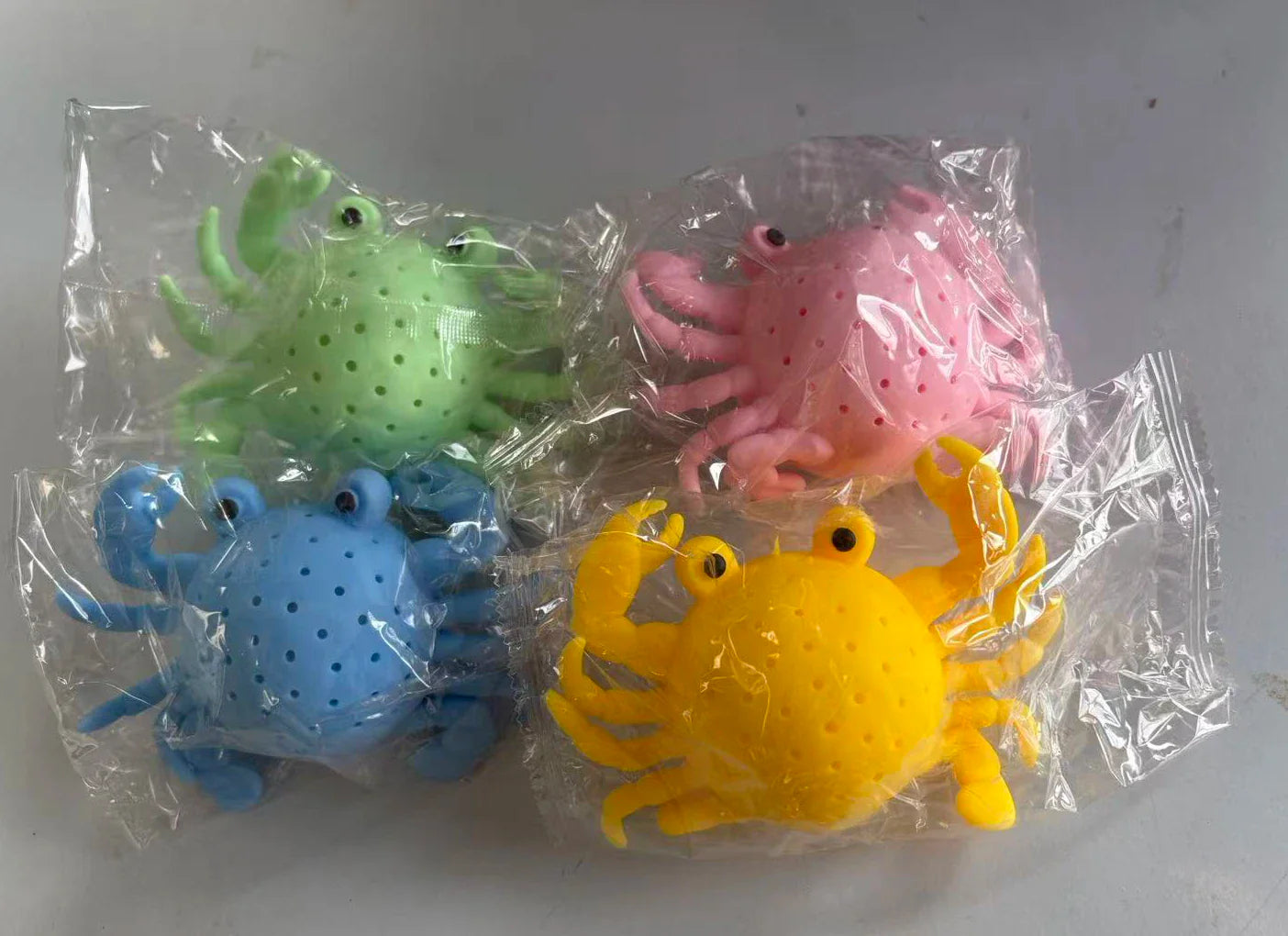 Squeeze Stress Relief Toys | Crab Duck Whale Octopus Bath Toys