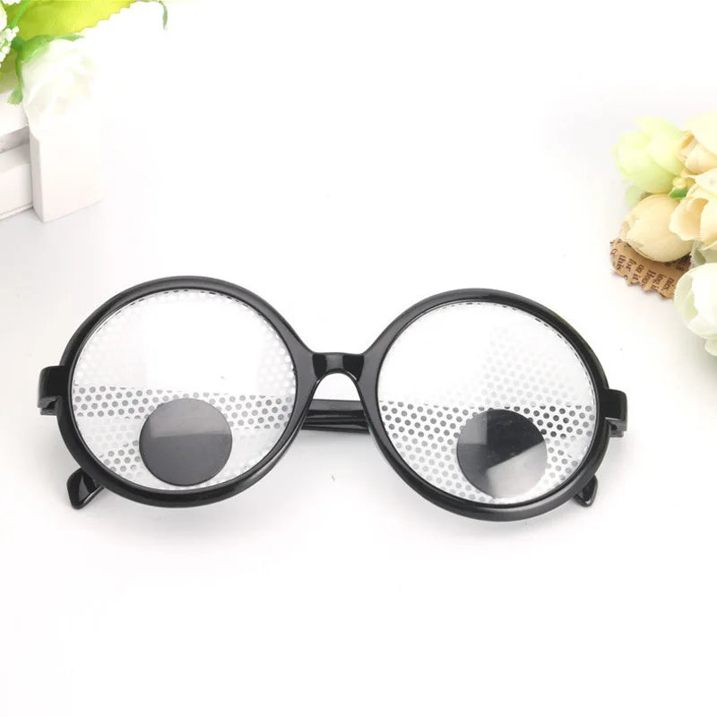 Googly Eyes Goggles | Shaking Eyes Party Glasses for Halloween and Costume Fun