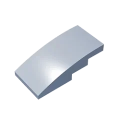 Slope, Curved 4 x 2 Building Block (Gobricks GDS-660) | Compatible with Lego 93606 Parts for DIY