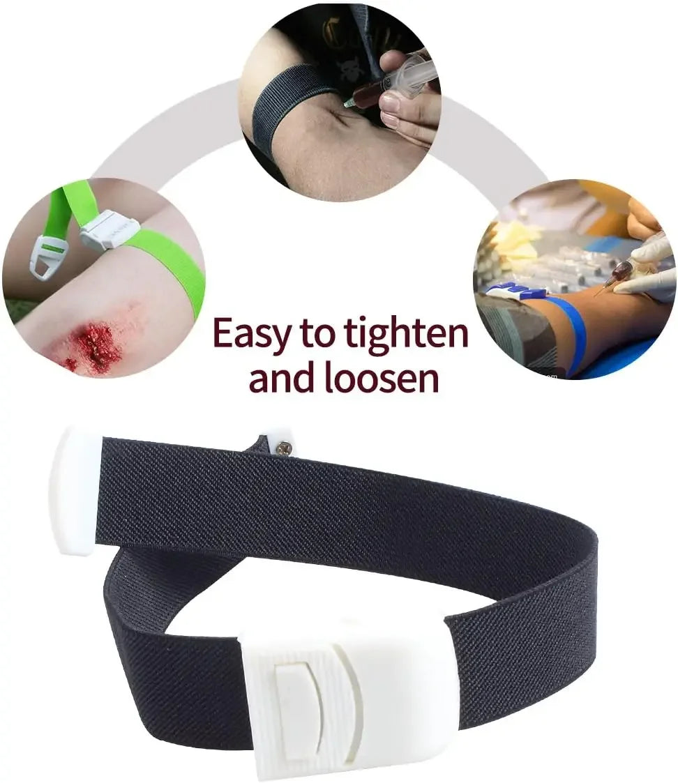 Emergency Lock Tourniquet | First Aid Nursing Rescue Kit for Outdoor Camping and Survival