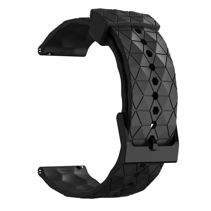 COROS Bands Silicone Sport Watch Strap Football Pattern Unisex Waterproof