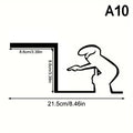 Minimalist La Linea Switch Sticker | Cartoon Power Switch Decal for Home Decor