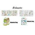 Mr Paper My Cabin Series Oversized Puzzle Stickers | 8pcs DIY Scene Stickers for Kids