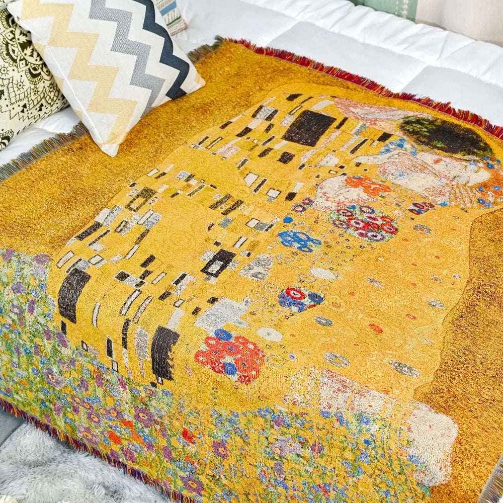 DecorBites™ Jacquard Tapestry Decorative Throw Blanket