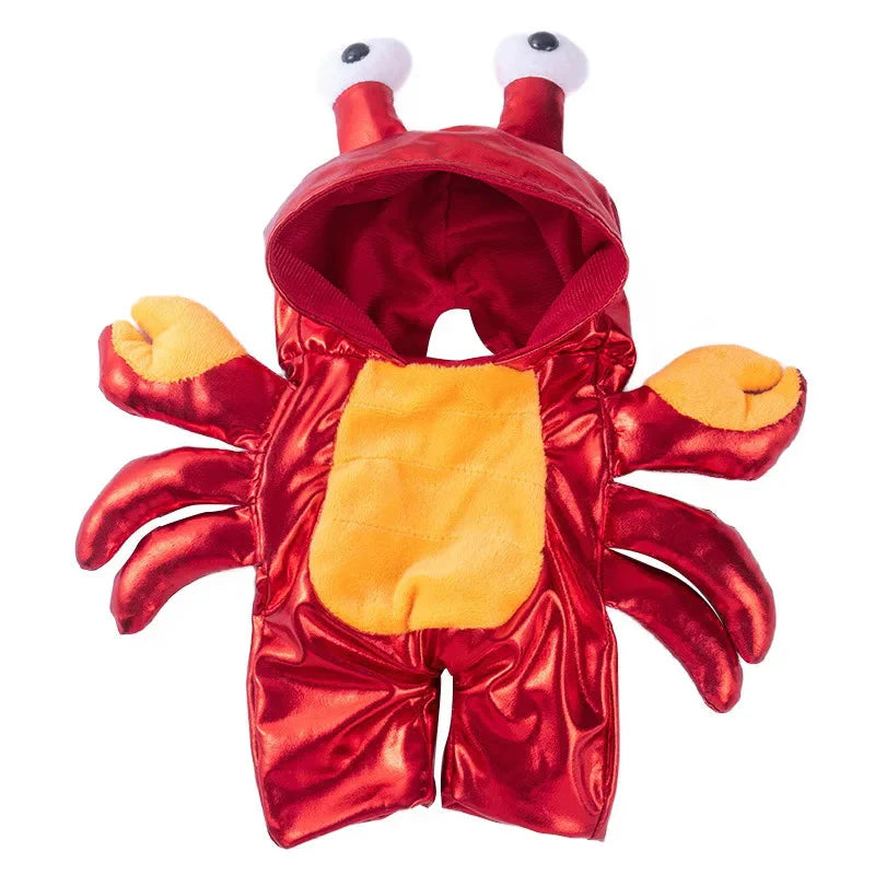 Halloween Dagger Pet Costume - Funny Knife-Holding Dog & Cat Standing Dress for Festival Dress-Up