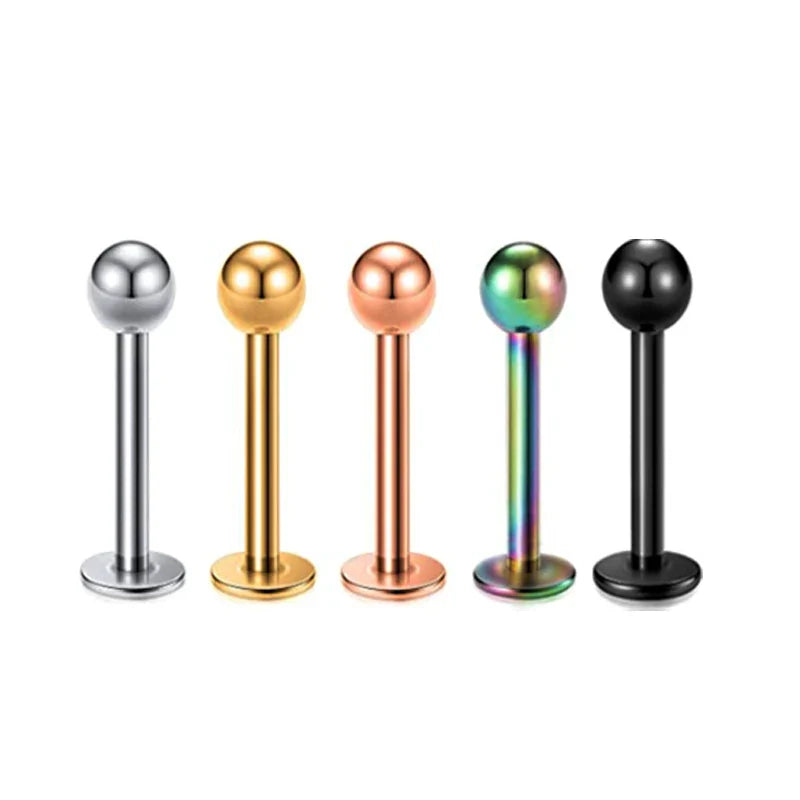5pcs Tragus Stud Earring Set | Heart CZ Cartilage Piercing Jewelry