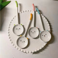 DecorBites™ Cute Cat Ceramic Spoon for Coffee, Desserts, and Ice Cream