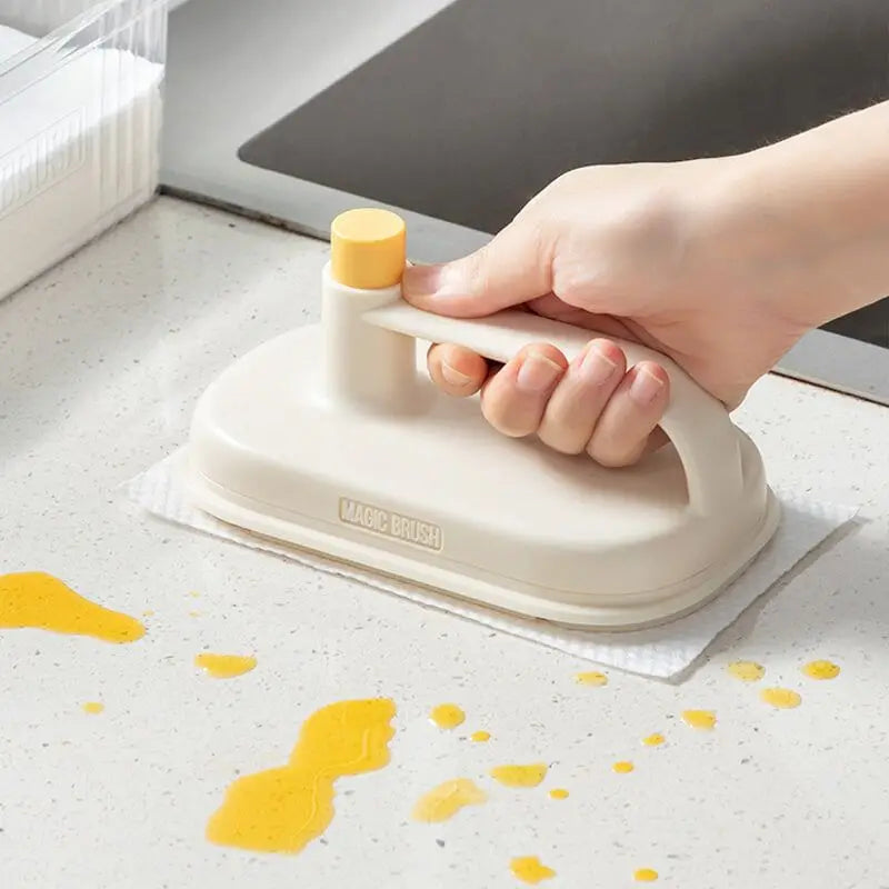 DecorBites™ Kitchen Cleaning Brush with Replaceable Head for Glass & Wall Cleaning