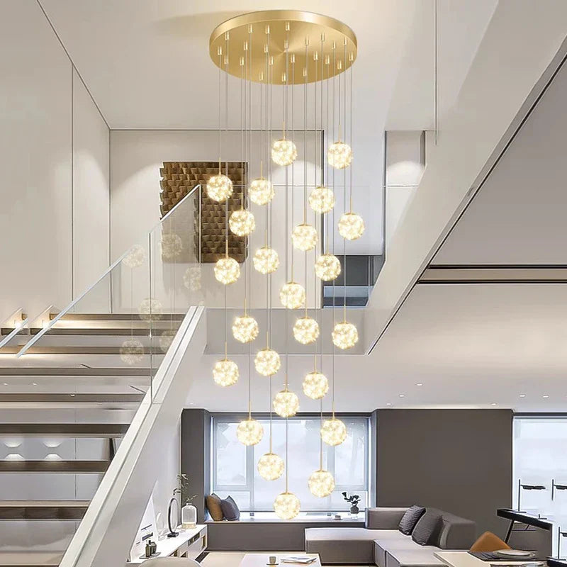 DecorBites™ LED Pendant Chandeliers for Modern Home Decor and Indoor Lighting