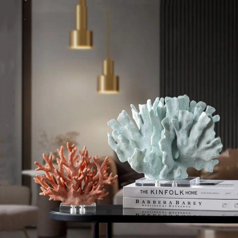 DecorBites™ Coral Reef Simulation Ornaments, Artificial Ocean Decor for Home Accessories