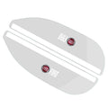 2Pcs Car Rearview Mirror Rain Shield Rain Eyebrow Cover for Fiat Abarth 500e Panda | Transparent