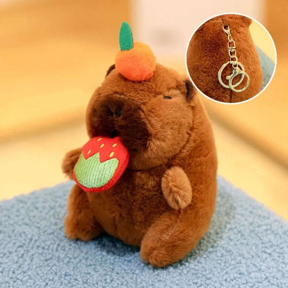 Cute Capybara Plush Toy Hoodie – Small Winged Stuffed Doll for Kids
