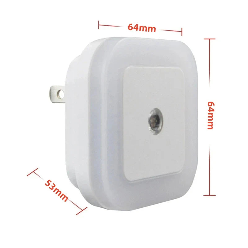 Wireless Sensor LED Night Light | Auto-On Mini Square Lamp for Baby Room