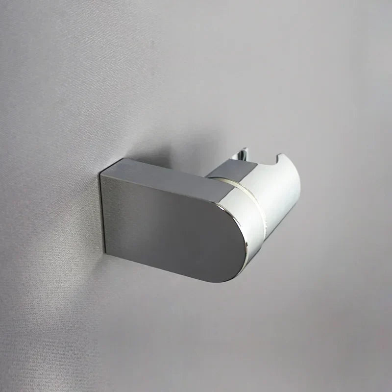 DecorBites™ Gold ABS Shower Head Holder Stand Rotatable Bracket Bathroom Accessories