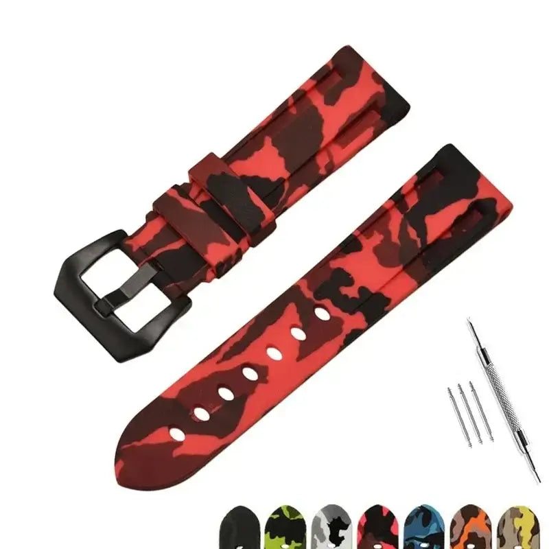 Samsung Galaxy Watch Silicone Band - Soft Waterproof Camo