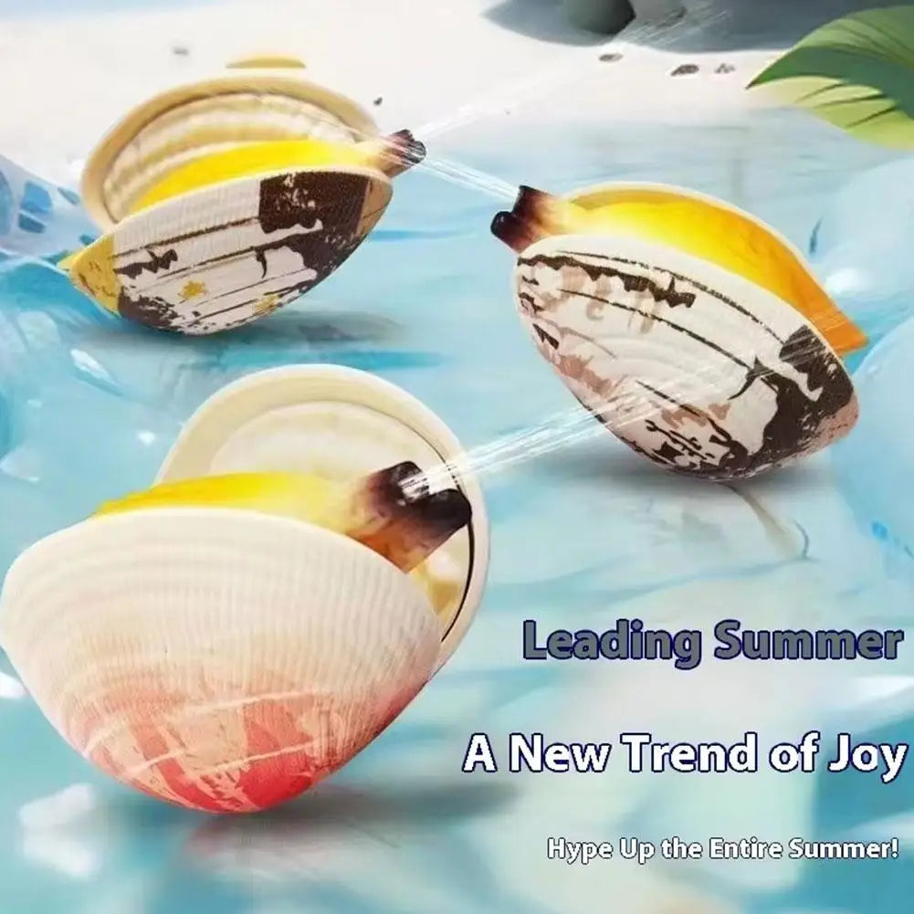 Baby Bath Seashell Toy | Press Water Spray Fun for Pool and Beach