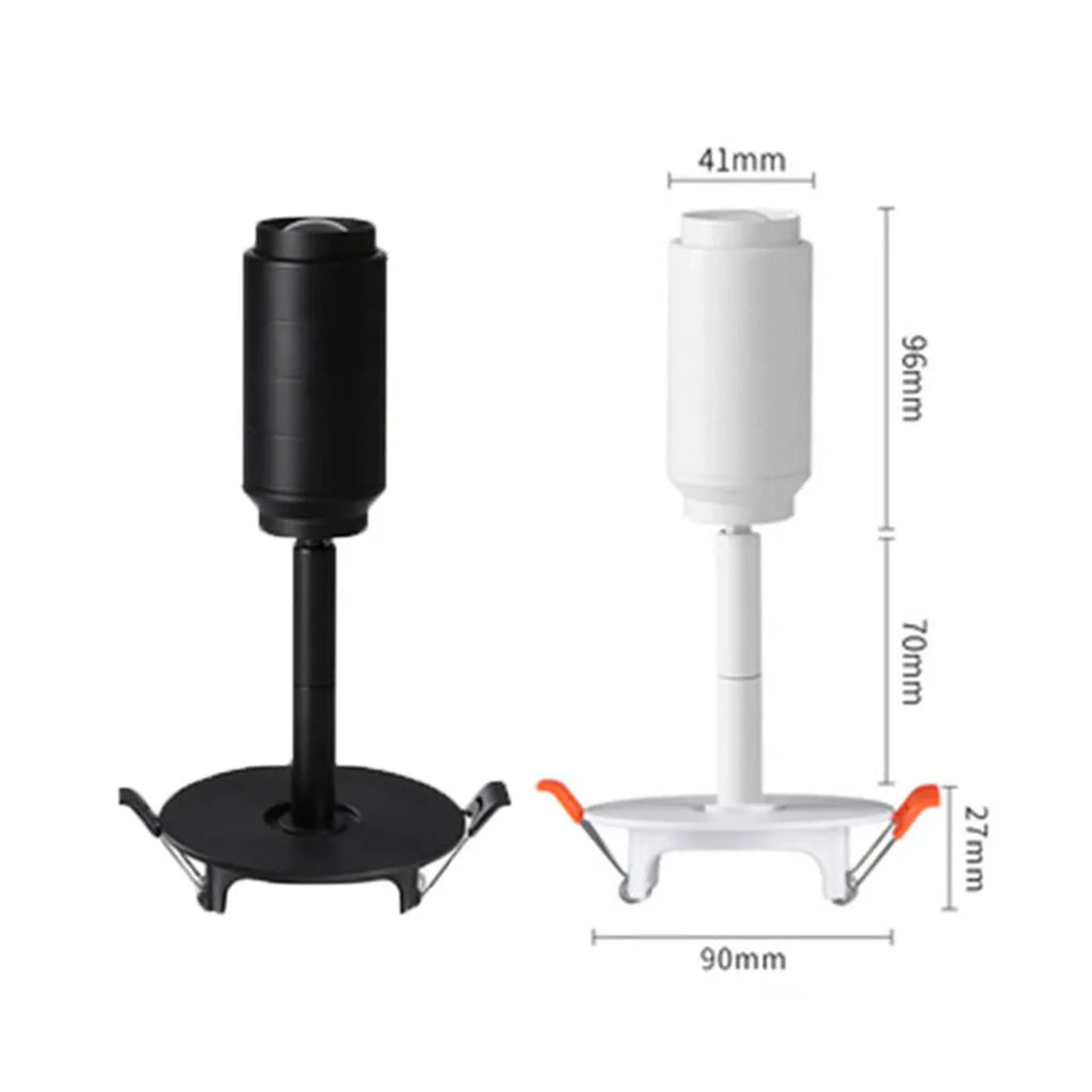 DecorBites™ Adjustable Beam LED Ceiling Lamp with Multi-Angle Track Lighting