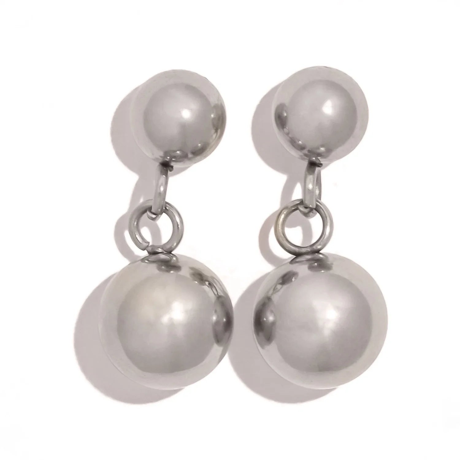 Minimalism Stainless Steel Round Bead Necklace | Handmade Chain Collar Jewelry for Women