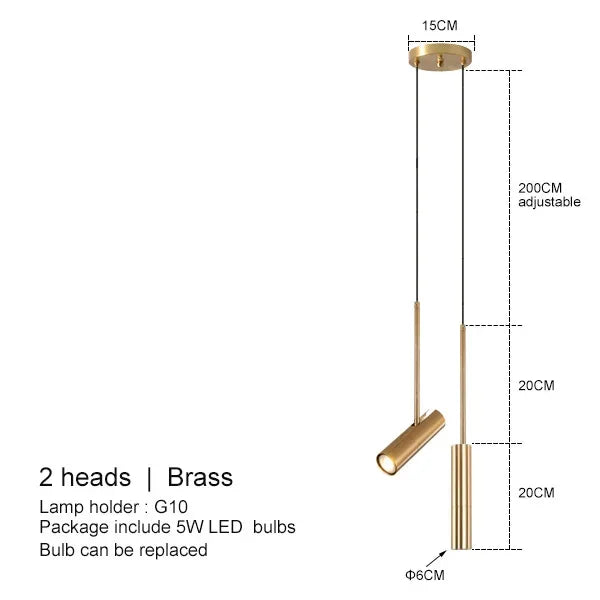 DecorBites™ Adjustable LED Spotlight Chandelier for Bedroom Living Room Decor