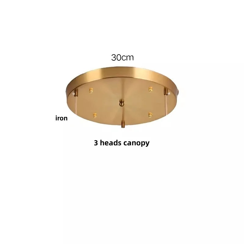 DecorBites™ Clear Glass LED Pendant Light for Bedside Living Dining Decor