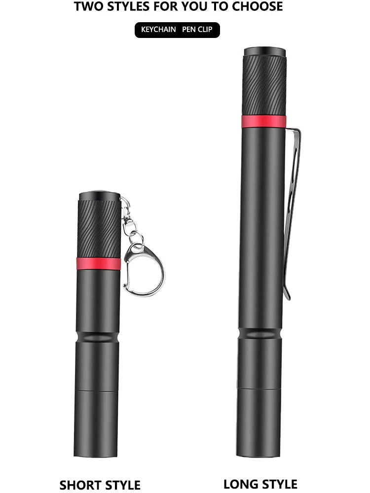 Powerful LED Keychain Flashlight | Waterproof Pocket Torch for Camping and Fishing