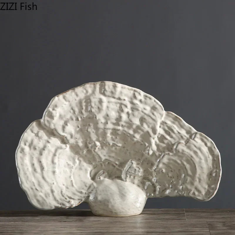 DecorBites™ Ganoderma Lucidum Sculpture Desk Ornament, Modern Room Decor & Crafts