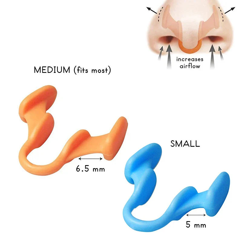 Nasal Dilators for Snoring | Silicone Nose Clip Set for Sleep Aid