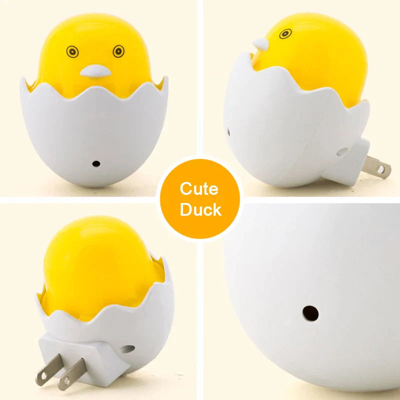 DecorBites™ Bird Shape LED Night Light - Plug-in Sensor Wall Lamp for Home Décor