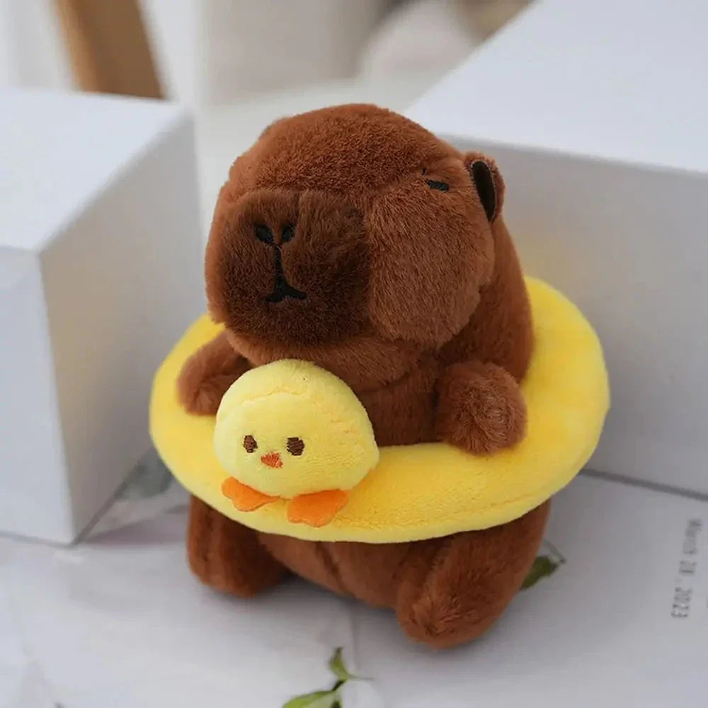 Cute Capybara Plush Toy Hoodie – Small Winged Stuffed Doll for Kids