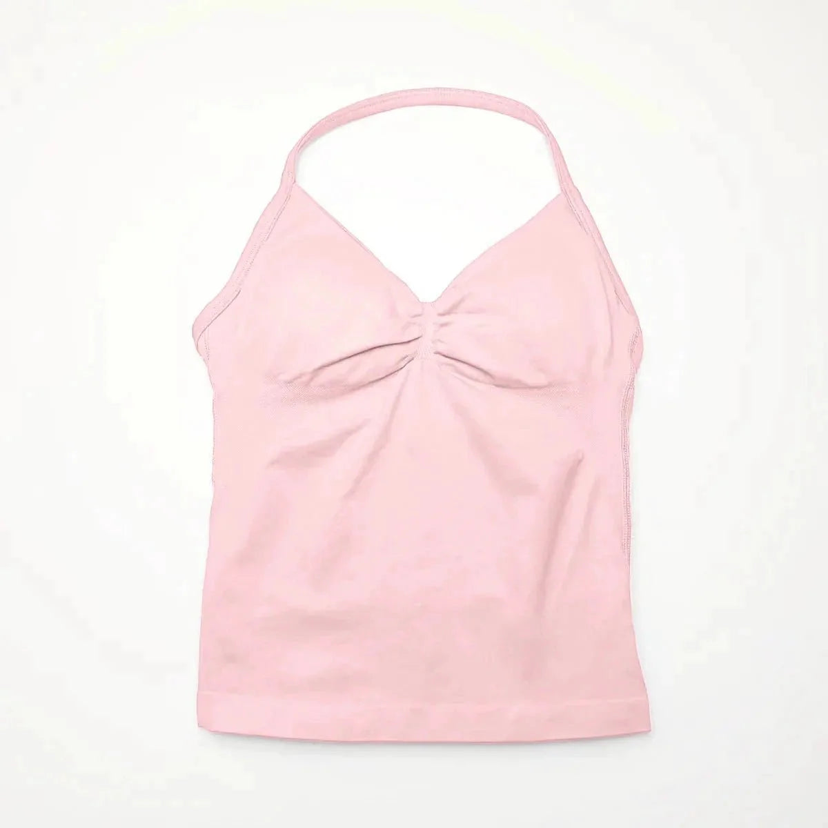 NCLAGEN Impact Longline Strappy Top Sports Yoga Vest Women's Fitness Tank Top Gym Beautiful Open Back Bra Running Workout Halter