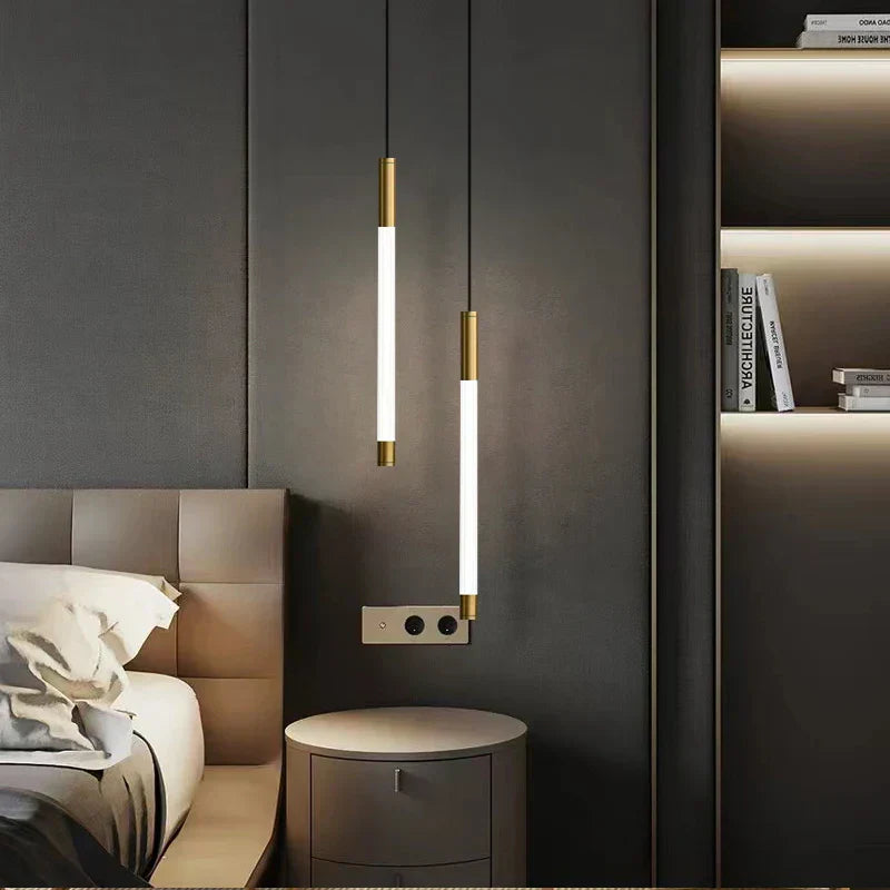 DecorBites™ Gold Bar LED Wall Light for Home Decor in Dining Kitchen Bedroom