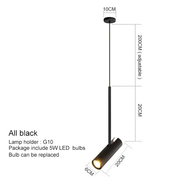 DecorBites™ Adjustable LED Spotlight Chandelier for Bedroom Living Room Decor