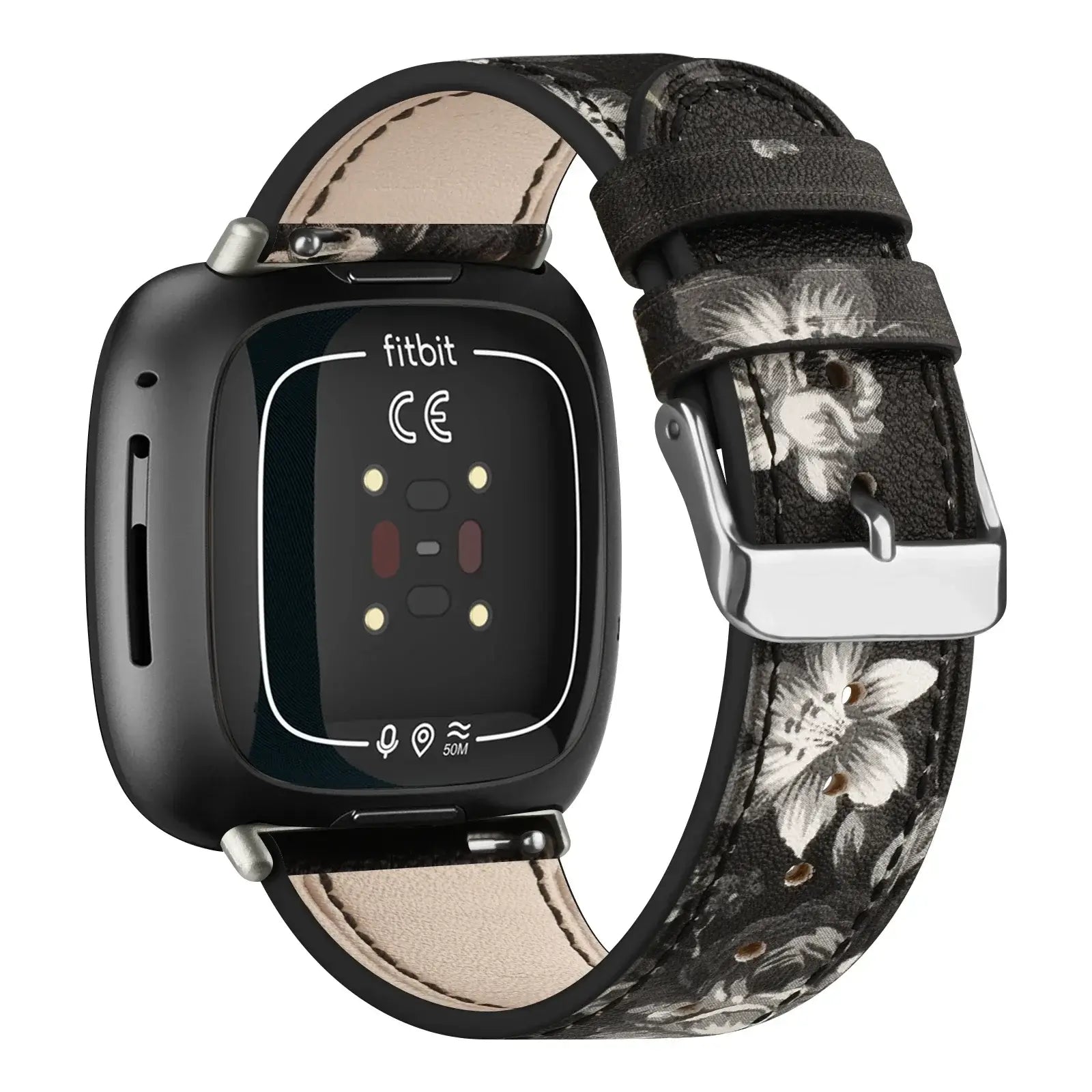 Fitbit Versa & Sense Leather Band - Premium Classic Design