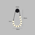 DecorBites™ Cream Italian Style Asymmetric Magic Bean Wall Lamp