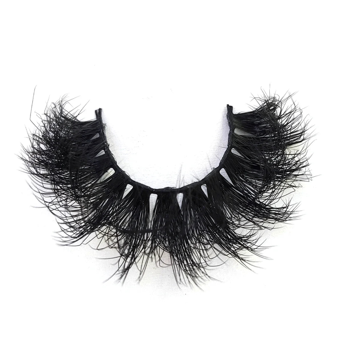 5-8 Pairs Natural Russian Striped Mink Lashes | 3D Volume Wavy False Eyelash Extensions