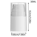 Portable Travel Airless Pump Jar | Leak Proof Refillable Cosmetic Bottle
